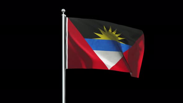 Antigua Barbuda Flag Big