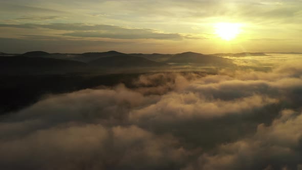 Above Clouds And Sunrise By Safetstudio Videohive