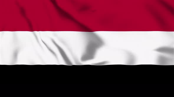 4K Yemen Flag - Loopable