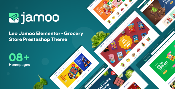 Leo Jamoo Elementor – Grocery Store Prestashop Theme