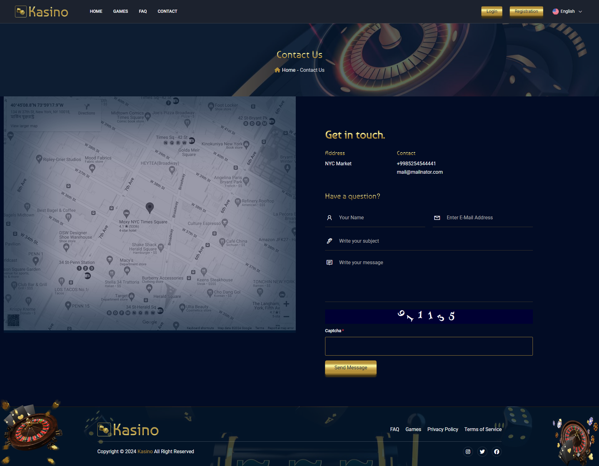 Kasino - Online Casino Platform by ViserLab | CodeCanyon