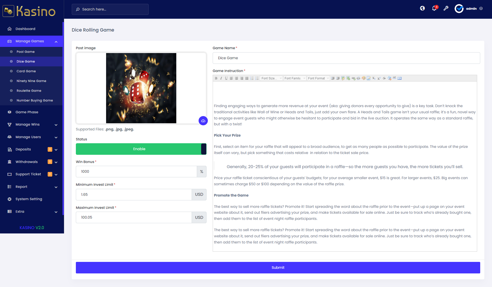 Kasino - Online Casino Platform by ViserLab | CodeCanyon