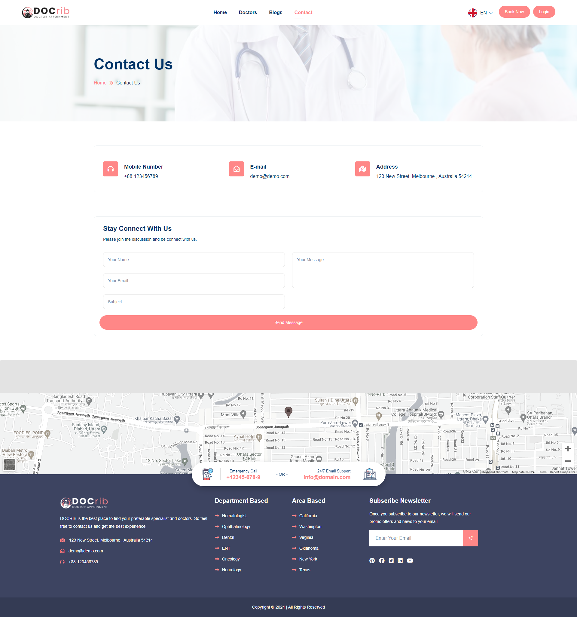 Docrib - Doctor Appointment System by ViserLab | CodeCanyon