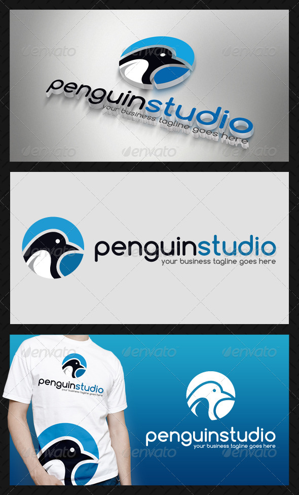 Penguin Logo Template - Animals Logo Templates