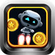 Flying Robot Construct C3P CAPX HTML5 Endless Coin Collecting Mini Game