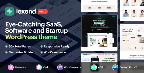 Lexend – Software, SaaS & Startup WordPress Theme