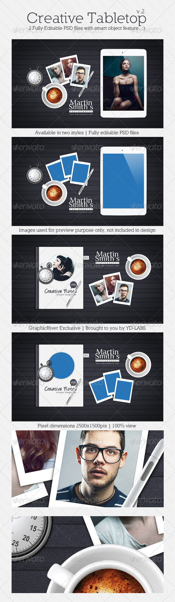 Creative Tabletop V2 - Product Mock-Ups Graphics