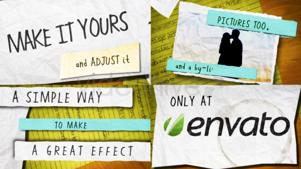 Paper Crumble Project - VideoHive 4168025