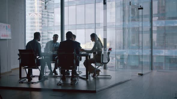 Completed transaction of business partners in an investment company alt