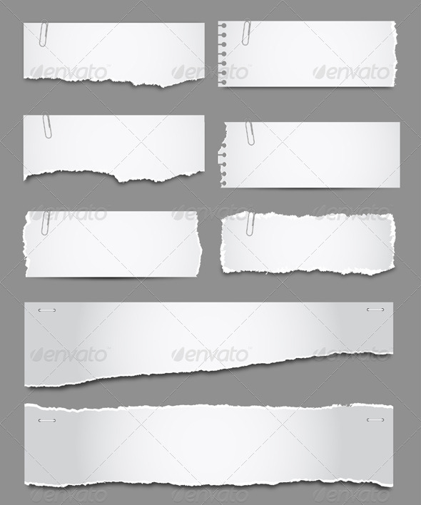 Torn Paper - Borders Decorative
