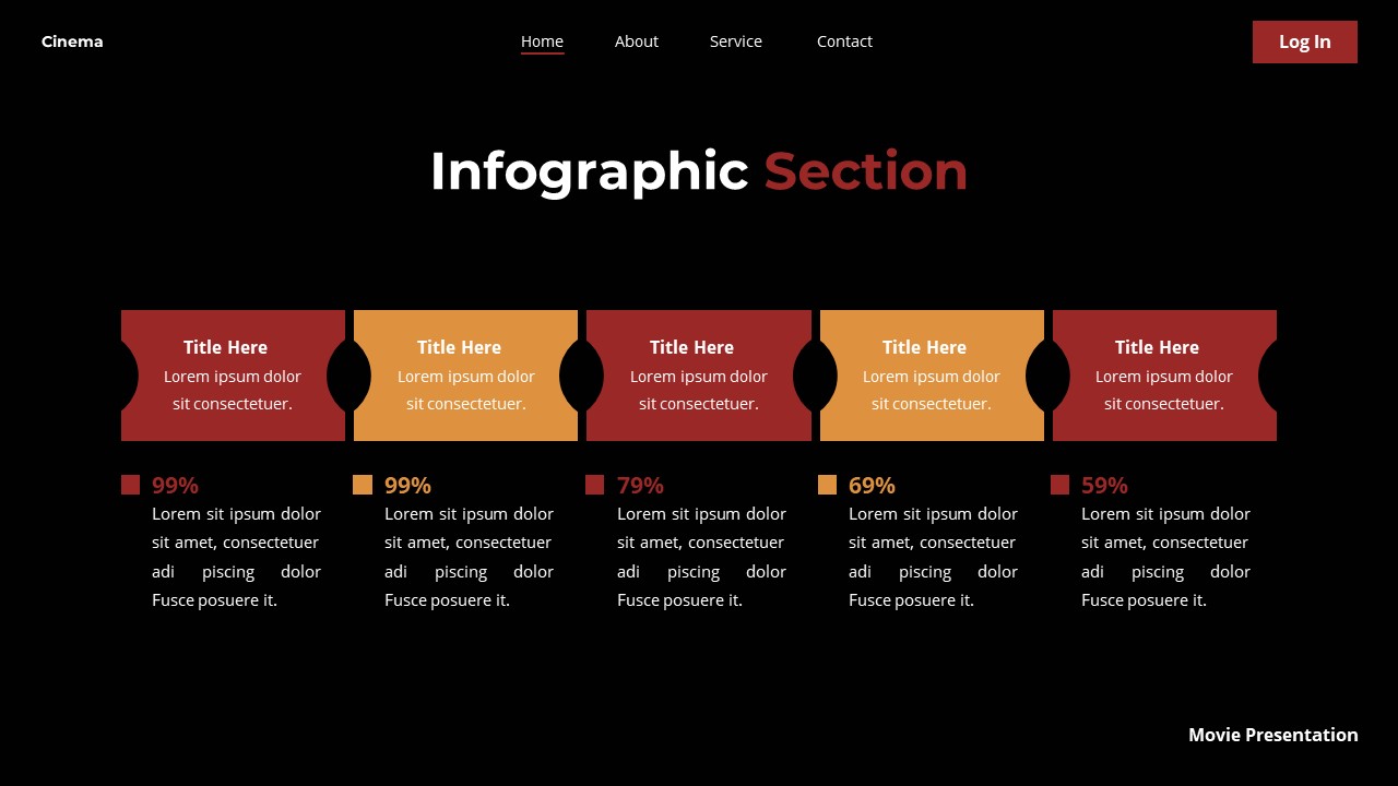 Cinema - Movie Google Slide Templates, Presentation Templates ...
