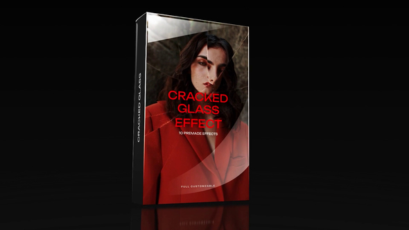 Cracked Glass Effect Elements template preview