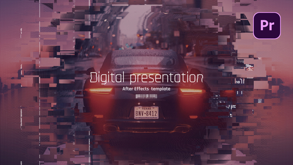 Digital Presentation - Digital Slideshow Premiere Pro template preview