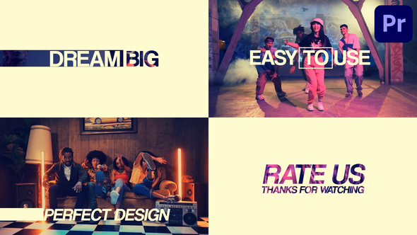 Color Filter Slideshow for Premiere Pro Premiere Pro template preview