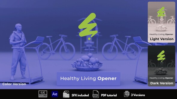 Healthy Living Opener Openers template preview