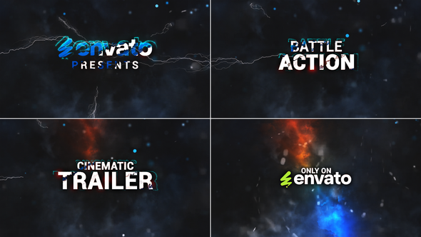 Action Trailer Titles // Cinematic Trailer Titles template preview