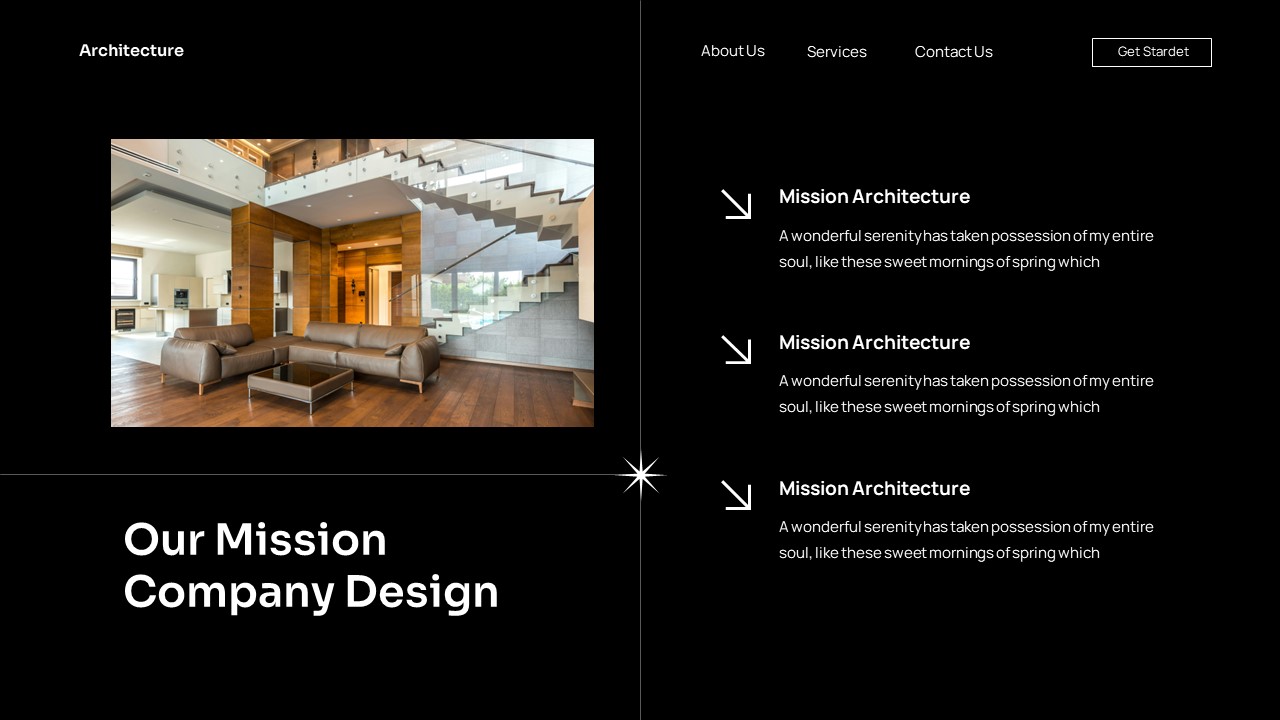 Black Modern Architecture Keynote Template, Presentation Templates