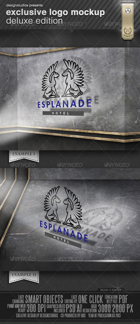 Exclusive Logo Mockup Deluxe Edition - Miscellaneous Product Mock-Ups