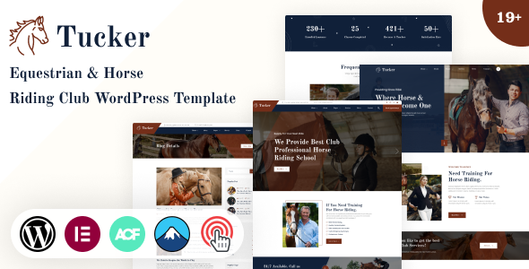 Tucker – Equestrian & Horse Riding Club WordPress Theme