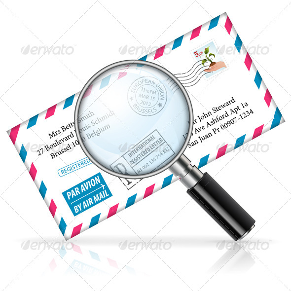 Concept - Search E-Mail - Communications Technology