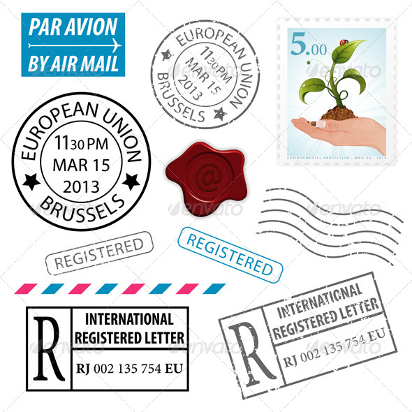 Set Postage Stamps - Communications Technology