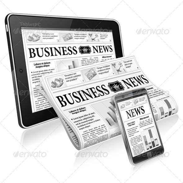 Concept - Digital News - Concepts Business