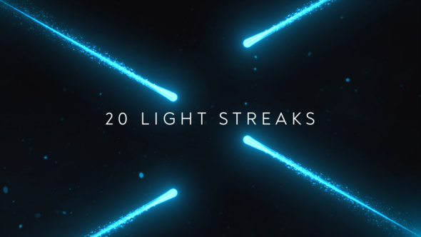 20 Light Streaks Background Elements template preview