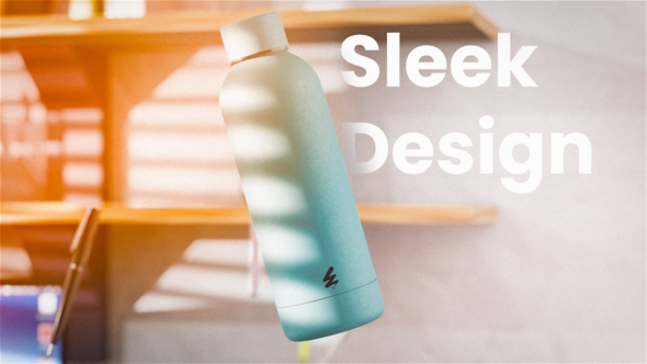 Aqua Luster Bottle Mockup Product Promo template preview