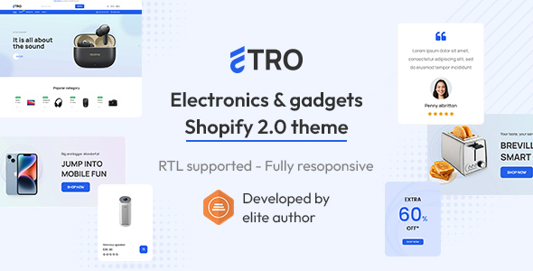 Etro – The Electronics & Gadgets Shopify 2.0 Theme