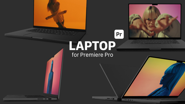 3D Laptop Display Web Promo for Premiere Pro Premiere Pro template preview