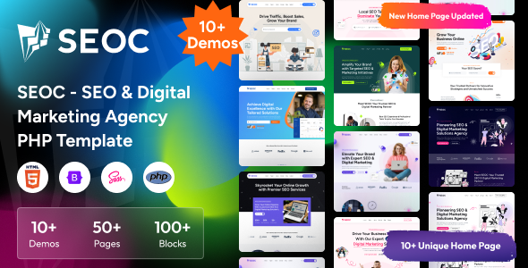 SEOC – SEO & Digital Marketing Agency PHP Template