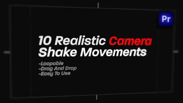 Realistic Camera Shakes & Handheld Gimbal Movements for Premiere Pro Premiere Pro template preview