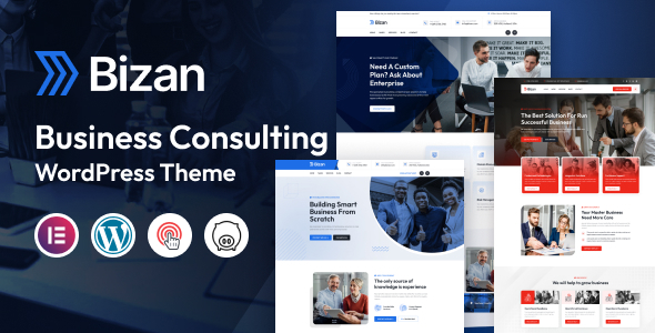 Bizan – Business & Finance Consulting WordPress Theme