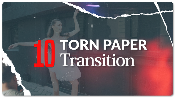 Torn Paper Transitions broadcast-packages template preview