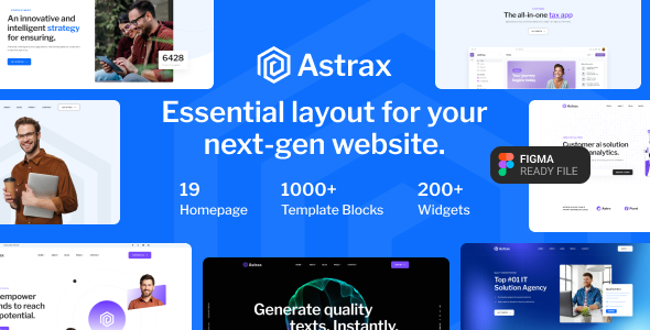 AstraX - The Multi-purpose Figma Template