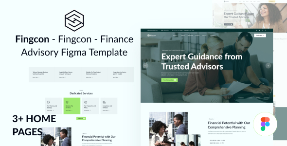 Fingcon - Finance Advisory Figma Template