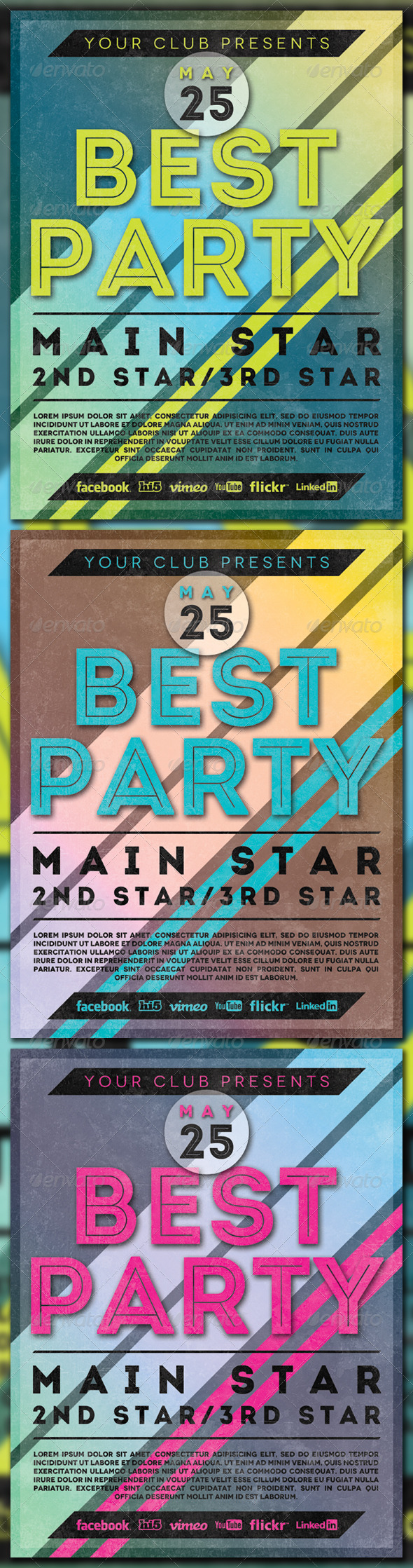 Party Flyer - Clubs & Parties Events