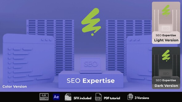 SEO Experts Intro Logo Stings template preview