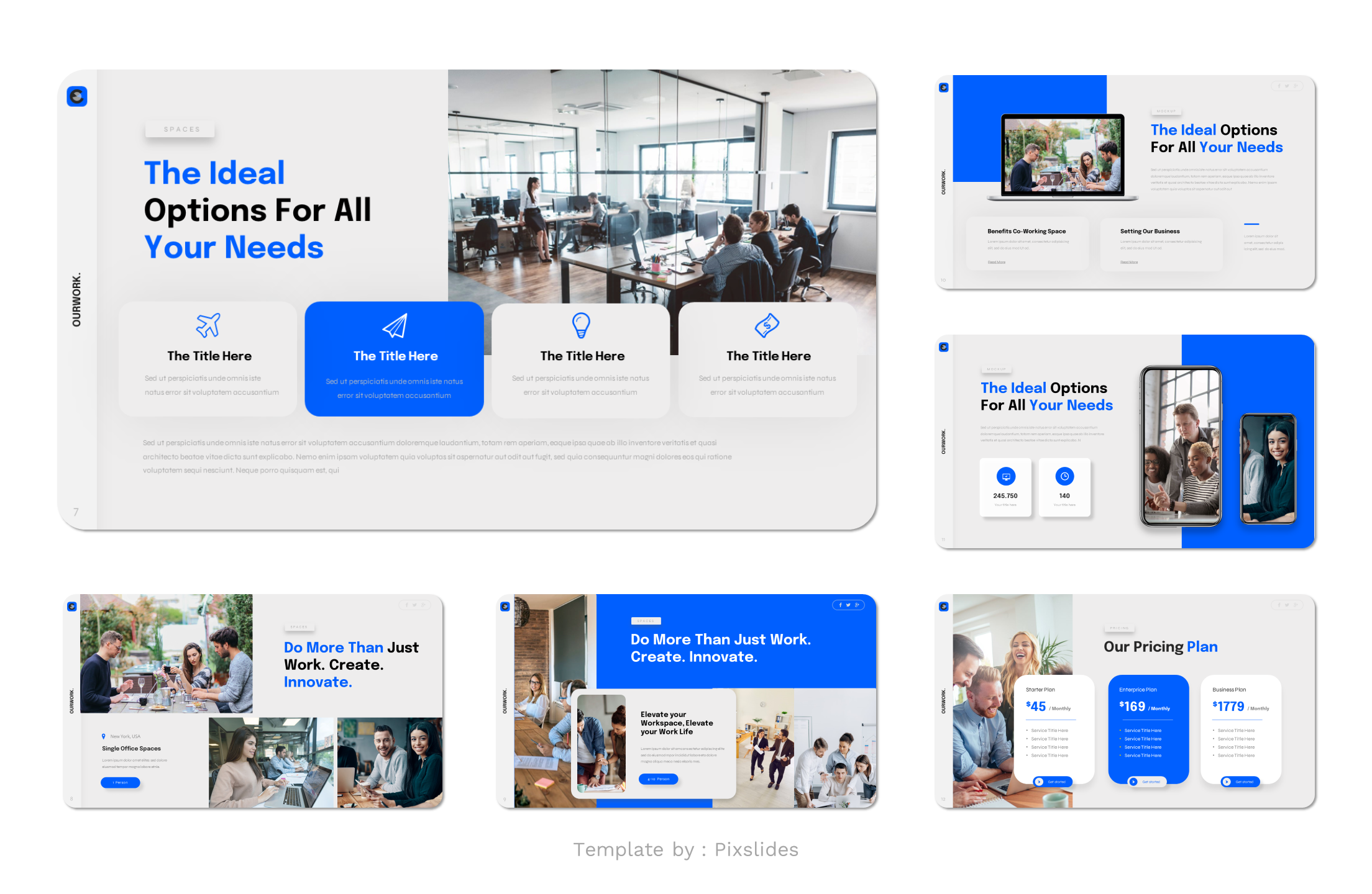 Ourworks - Coworking Space PowerPoint Presentation Template ...