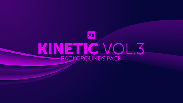 Kinetic Backgrounds 3 Elements template preview
