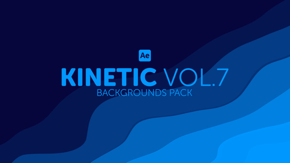 Kinetic Backgrounds 7 Elements template preview