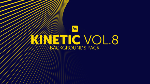 Kinetic Backgrounds 8 Elements template preview