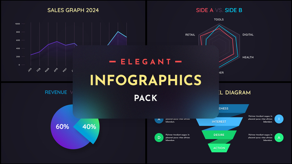 Elegant Infographics Vol.1 Infographics template preview