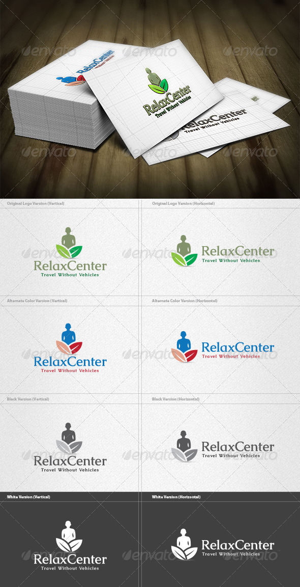 Relax Center Logo - Nature Logo Templates