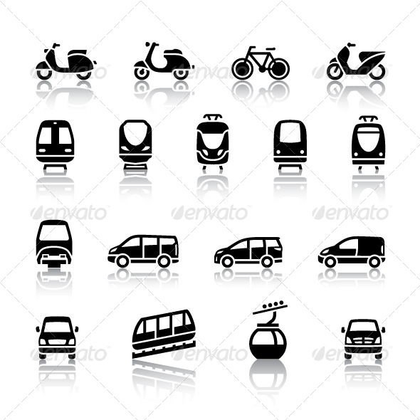 16 Transport Icons - Icons