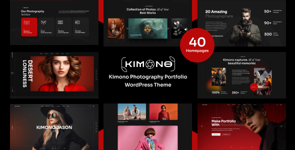 Kimono – Photography Portfolio WordPress Theme