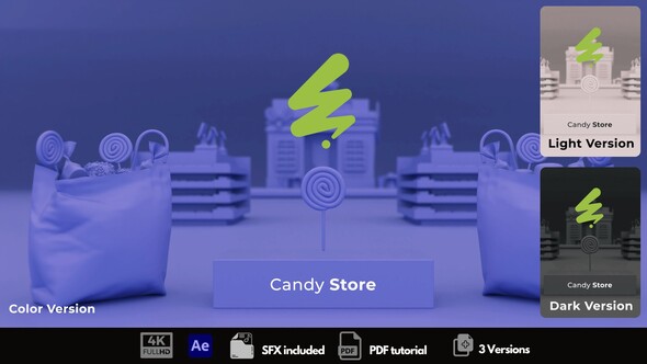 Candy Store Opener Openers template preview