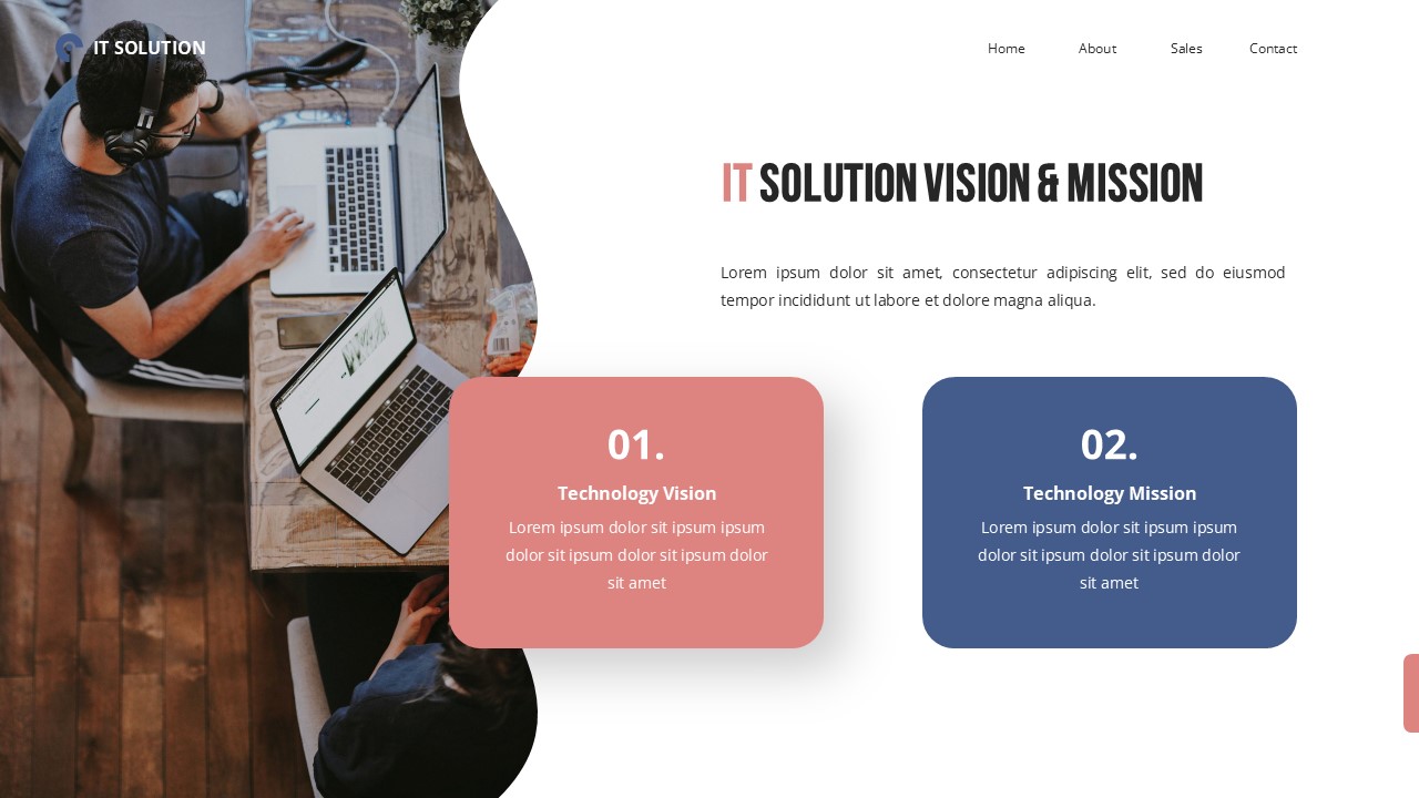IT Solution - Technology Keynote Templates, Presentation Templates