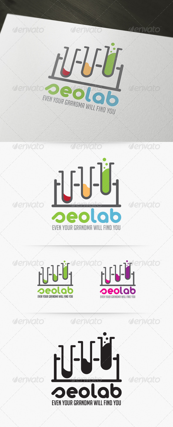 Seo Lab Logo - Objects Logo Templates