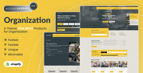 Organization – Charity Services Shopify 2.0 Theme